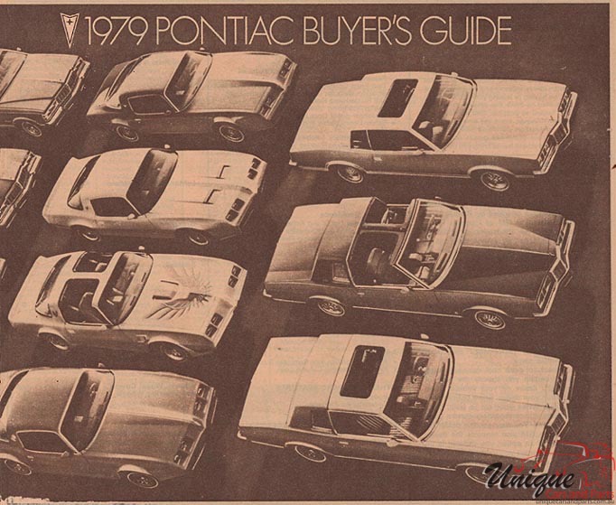 1979 Pontiac Fact Sheet